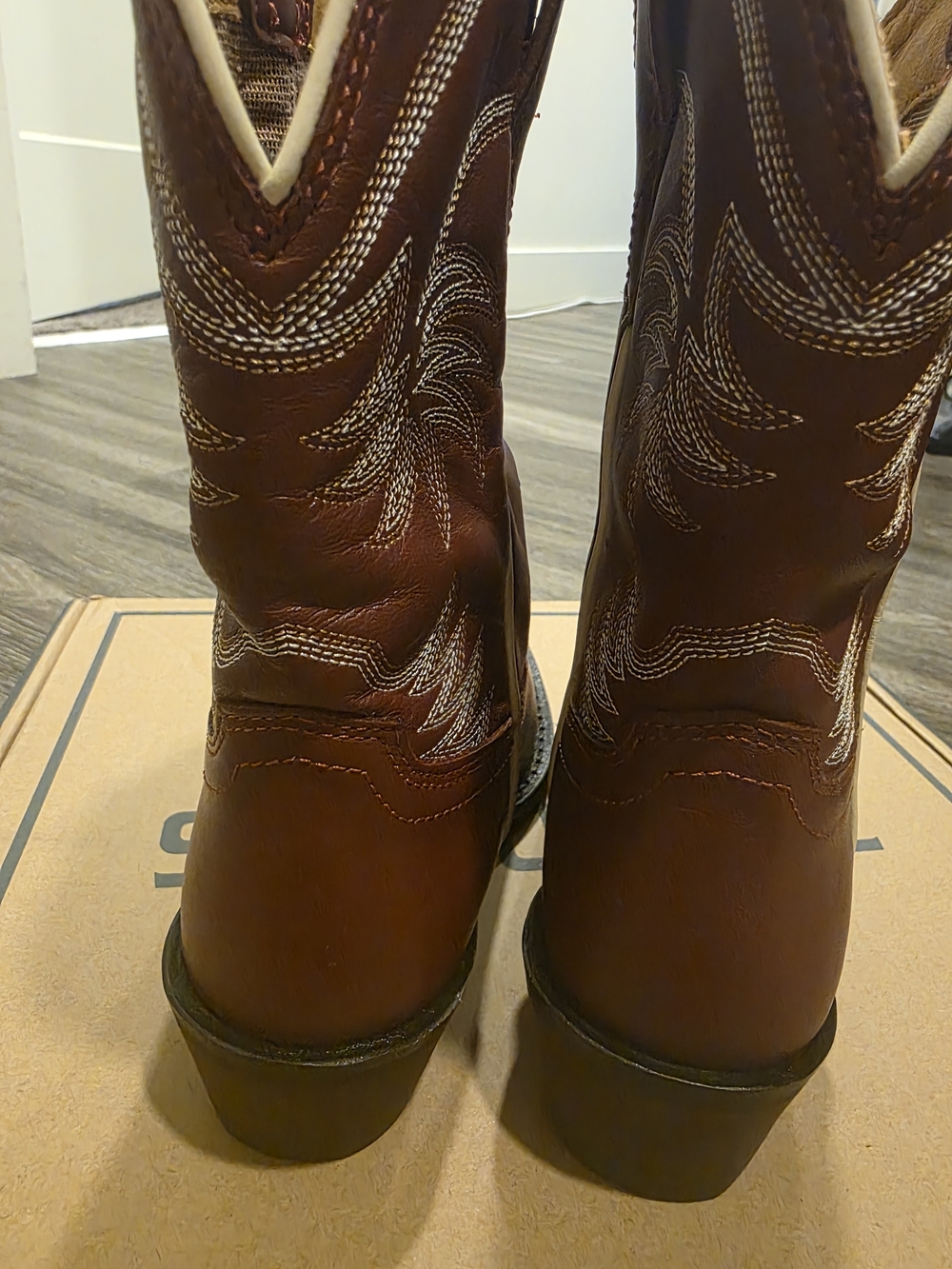 Tecovas Kids' Red Western Cowgirl Boots - Picture 5 of 7